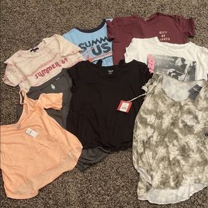 Group of tops. Sized XS & S